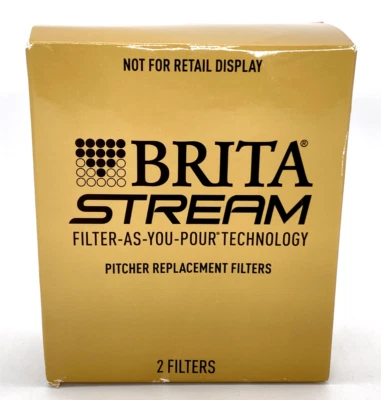 Brita Pitcher Filter Replacement 2 Pack Filters as You Pour Tech NEW SEALED - Image 1 of 4