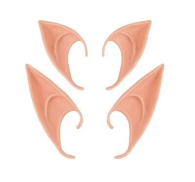 2 Pairs Elf Fairy Gnome Pixie Ears - Latex - 2 Sizes - Image 1 of 4