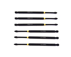 HOTECHE 6 Pc 6" PH2 Impact Screwdriver Bits Magnetic 1/4" Shank 251034 - Picture 1 of 5