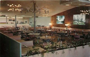 Logansport New York ~ The Gourmet ~ schöne Wanddrucke 50er Jahre Postkarte - Bild 1 von 2