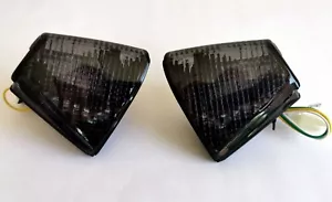 Schwarze LED Front Blinker Standlicht Honda VFR 750 RC36 1990-97 smoked signals - Bild 1 von 4