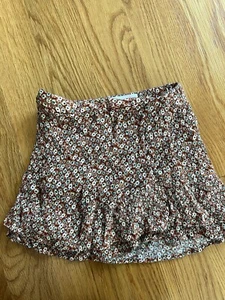 Zara Girls Floral Skort Thanksgiving Outfit Size 7 - Picture 1 of 4