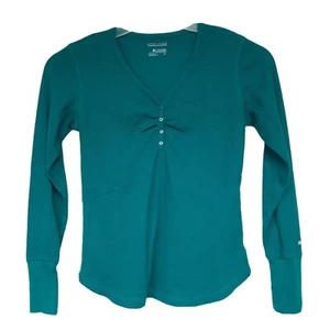 Suéter tejido Columbia Omni Wick para mujer talla pequeña verde top evaporación avanzada - Imagen 1 de 6