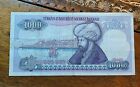 1970 Turkish 1000 Lire Banknote Turkey Old Money Atta Turk Ottoman 