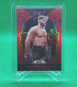2023 Panini Select UFC /175 Red Prizm Concourse Stipe Miocic