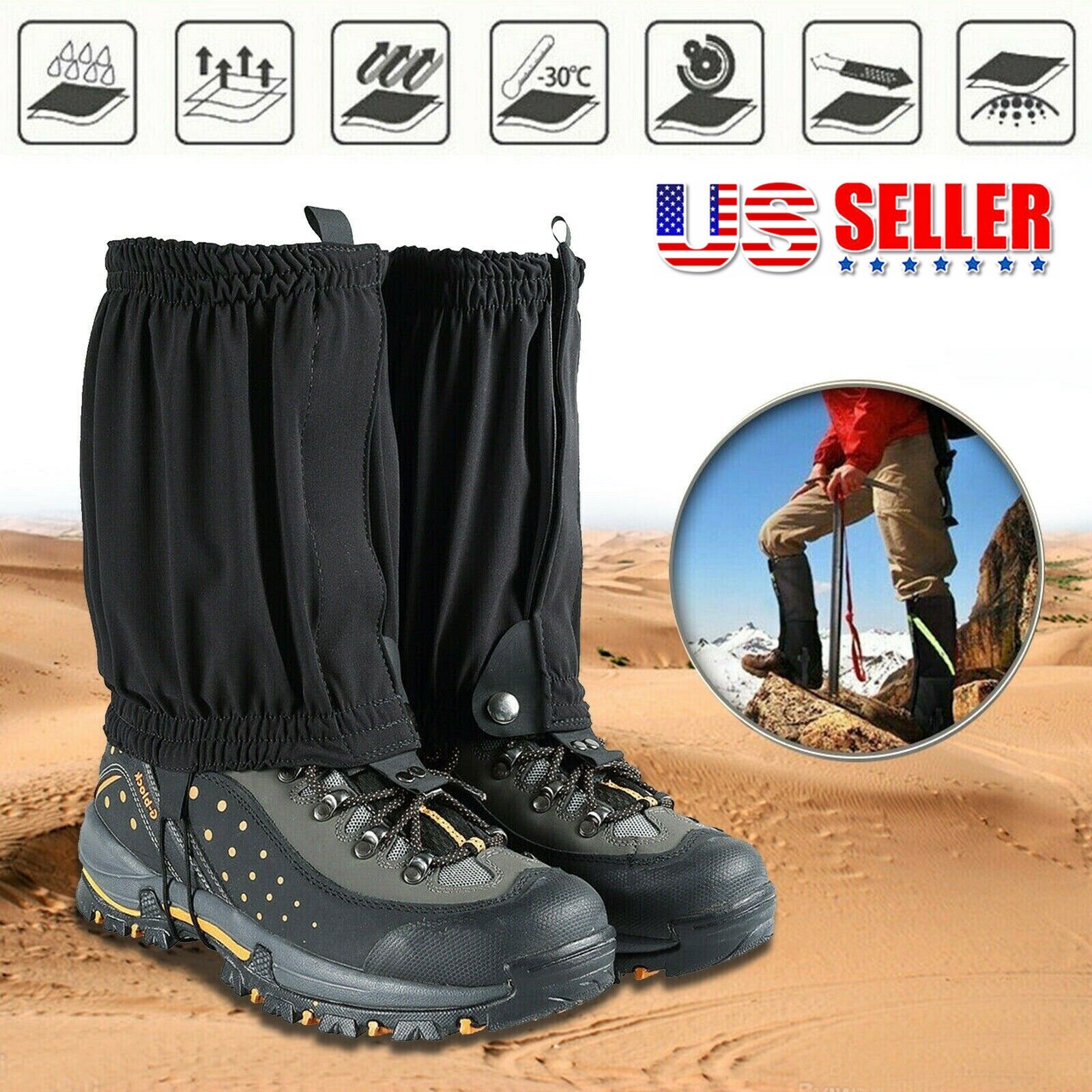 Waterproof Climbing Hiking Snow Ski Leg 
