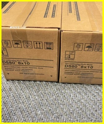 Lot of 2 Boxes - DNP DS80 8 x 10 - Image 1 of 2