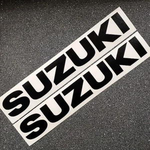 Suzuki GLOSS BLACK decals 750 stickers 600 gsxr 1000 sv 650 250 gsx f 8r moto gp - Picture 1 of 19