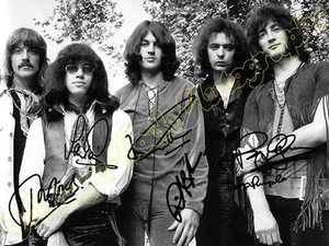 DEEP PURPLE - print signed photo - foto con autografo stampato - Picture 1 of 1