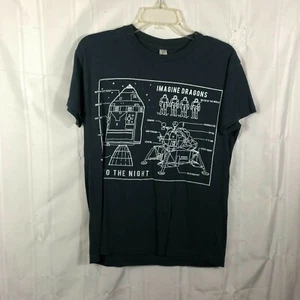 Pimatee Gray Women's Size: S Imagine Dragons Into The Night Graphic T-Shirt - Picture 1 of 6