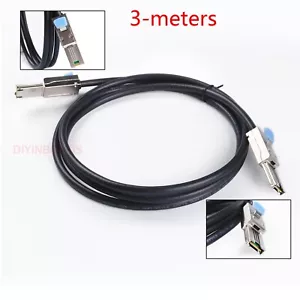 SFF-8088 Mini SAS 26Pin to SFF-8088 SAS 26Pin External Cable Disk Array 3-meters - Picture 1 of 13