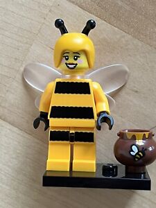 Lego Bumble Bee Girl Minifigure With Honey Pot. Series 10