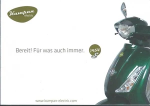 Scooter Brochure - Kumpan Electric - 1954S - 2014 - GERMAN language (DC708) - Bild 1 von 1