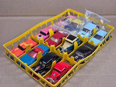 Hot Wheels Matchbox 80s Konvolut 12 bemalt original Korb set sammlung autos - Bild 1 von 4