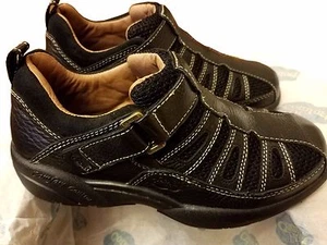 Dr. Zapatos para hombre Comfort de cuero genuino BEACH COMBER negros varias tallas nuevos en caja - Imagen 1 de 9