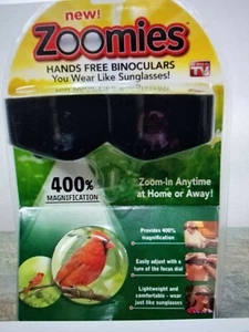 Pair Of Zoomies Hands Free Compact Binoculars - Picture 1 of 5