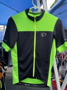 Pearl Izumi NWT Elite Escape Semi-Form Cycling Jersey Black/Screaming Green XS - Picture 1 of 4