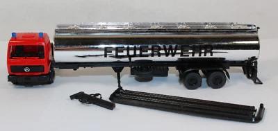 fw2156, RAR Roskopf MB Chromtank Sattelzug Löschwasser FW SOSE OVP 1:87 H0 - Bild 1 von 4