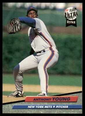 Anthony Young RC 1992 Fleer Ultra #238 New York Mets - Image 1 of 2