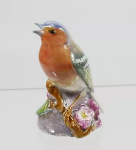 Beautiful Rare Royal Worcester Fine Bone China Gloss Bird Chaffinch 3240 c1950's - Foto 1 di 4