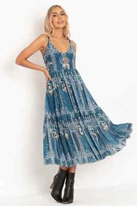 Blackmilk Size L The Moon And The Stars Midaxi Dress New Limited Lunarwear Space - Picture 1 of 12