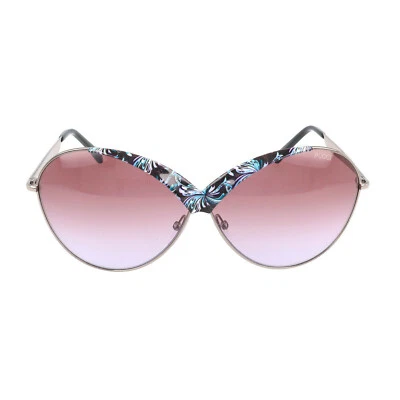 Auténticas gafas de sol EMILIO PUCCI EP29 20Z multi y ovaladas de metal 65 mm (53-11) Foto 1 de 4