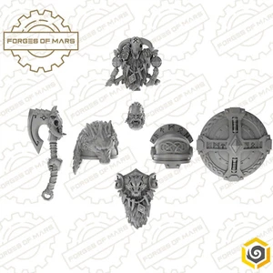 Marines - Wolves - Primal Character Kitbash Set #2 (Destroyer Armour - x7) - Imagen 1 de 2