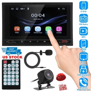 7in Universal 1080P Wireless Car MP5 Player Video Player Stereo Audio FM Radio - Picture 1 of 12