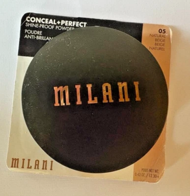 Milani EVEN TOUCH POWDER FOUNDATION Face Makeup ~ 05 Natural Beige- NEW! - Image 1 of 4