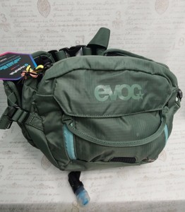Evoc Olive Hip Pack 3L + 1.5L Bladder Hydration Pack Technical Bike Bag