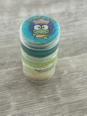 Kero Kero Keroppi Vintage 90’s New Lip Gloss Stacked 3 Flavored Sanrio Frog - Image 1 of 2