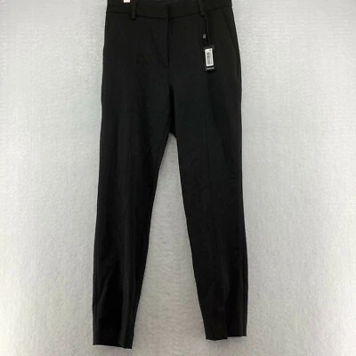 Pantalones de vestir ajustados negros elásticos de tiro alto ceñidos Express para mujer talla 4 R Foto 1 de 4