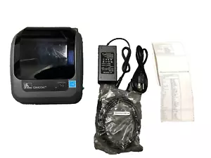 Imprimante Ethernet #S6B Zebra GX420D GX42-202410-000 avec adaptateur neuf, câbles, impression - Photo 1/9