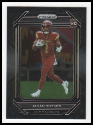 2022 Panini Chronicles #PB-15 Jahan Dotson Prizm Black - Image 1 of 2