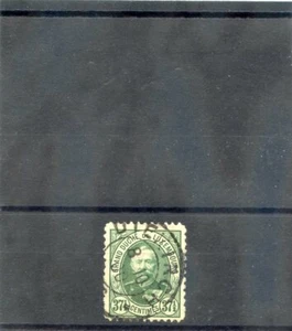 LUXEMBOURG Sc 65(MI 62D)F-VF USED 1893 37c GREEN, P111/2 X 11, $22 - Foto 1 di 1