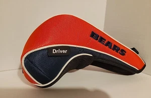 "VERY NICE" Chicago Bears NFL #1 Driver Blue & Orange Golf Club Head Cover - Picture 1 of 5