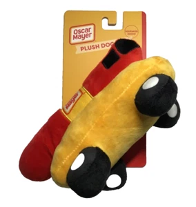 Oscar Mayer Hundespielzeug Wienermobile 6 x 2,8 x 8,75 Zoll orange Plüsch quietscht knittert NEU - Bild 1 von 15