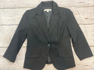 Blazer negro para mujer New York & Company traje chaqueta elástica talla 2 - Imagen 1 de 6