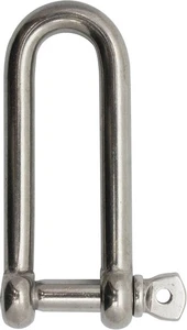 Extreme Max 3006.8207 BoatTector Stainless Steel Long D Shackle - 3/8, Silver  - Bild 1 von 5