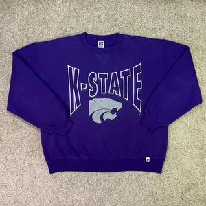 Vintage Kansas State Wildcats Sweatshirt Herren L Russell Athletic K-State USA 90s - Bild 1 von 24