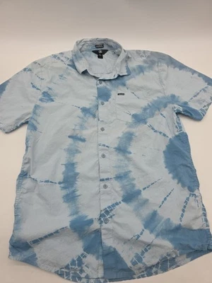 Volcom Button Up Shirt Men Large Blue Pocket Cotton.#38904 - Image 1 of 4