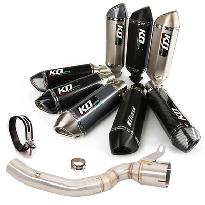 Mid Pipe 2" Muffler Exhaust Pipe With DB Killer Modified For Duke 200 2020-2023 - Imagen 1 de 4