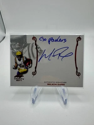 2017 Leaf Trinity Malachi Dupre Signatures #A-MD1 Bronze Spectrum Inscription - Image 1 of 2