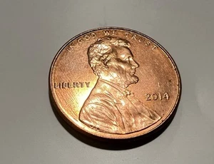2014 No Mint Mark Penny Error-multiple Errors- Die Break On Reverse🔥Ship Free🔥 - Picture 1 of 5