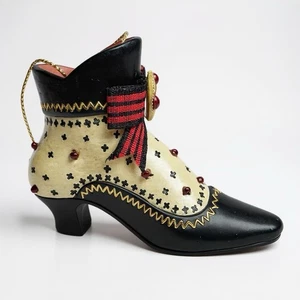 Ashton Drake Stepping In Time Heirloom Collection Shoe Ornaments Scots Yuletide - Bild 1 von 13