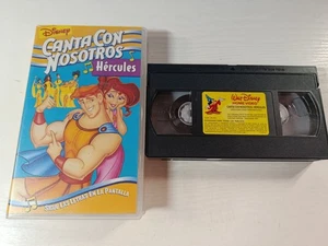 Hercules Canta Con Nosotros Walt Disney Sing Along Song - VHS Cinta en Español - Imagen 1 de 6