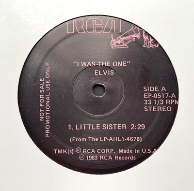 Elvis Presley - Little Sister / Rip It Up - US EP-0517 Promo - Bild 1 von 3