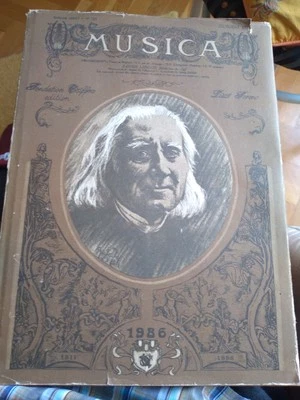 G. CZIFFRA Liszt-Book orig.dedic/sign. to Hung.Minister 1986 in 4 Languages - Bild 1 von 4
