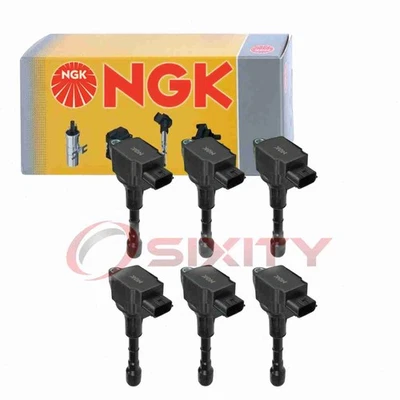 Bobinas de encendido NGK de 6 piezas para bujía Nissan Frontier 2017-2019 4,0 L V6 nh Foto 1 de 4