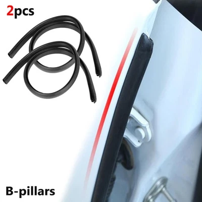 2x For Buick Accessories Door B Pillar Seal Strip Weatherstrip Edge Molding Trim - Image 1 of 4